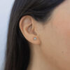 BABY STUDS CON AGUAMARINAS