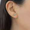 BABY STUDS CON AGUAMARINAS
