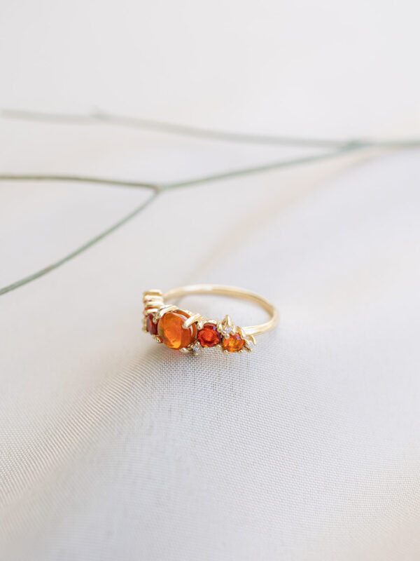 Margo ANILLO CON OPALOS DE FUEGO