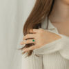 ANILLO CON ESMERALDA