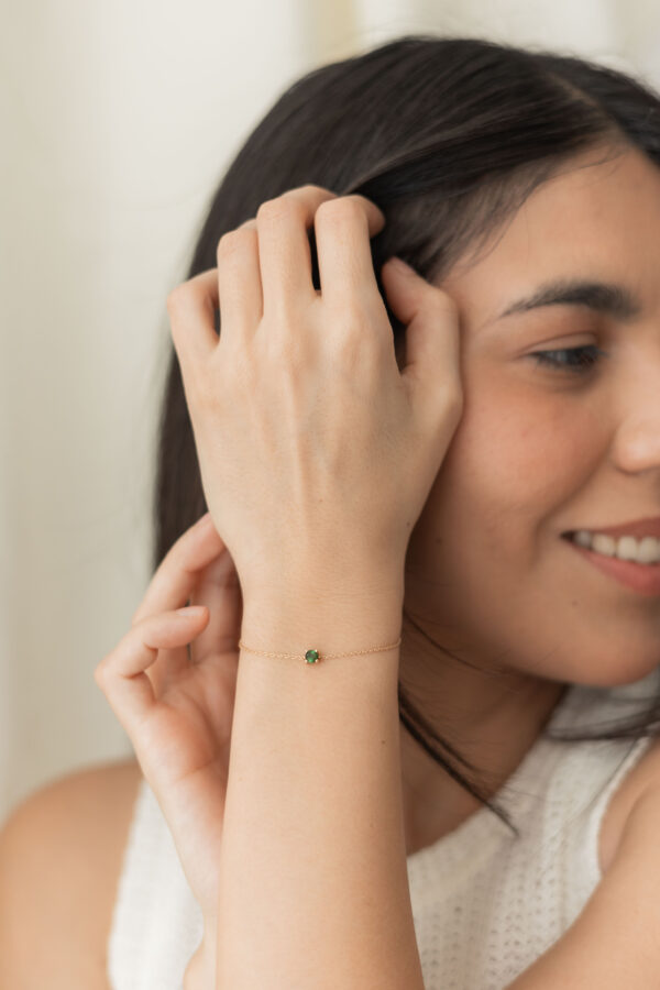 PULSERA CON TURMALINA
