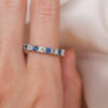 CHURUMBELA CON DIAMANTES Y ZAFIROS