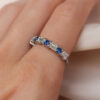 CHURUMBELA CON DIAMANTES Y ZAFIROS
