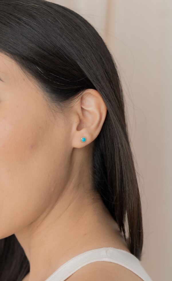 MG0631-B-3 STUDS CON TURQUESAS