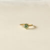 MG0716-1 ANILLO CON TURMALINA MENTA