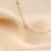 0073 - Karina con 11 diamantes rd oa COLLAR CON DIAMANTES