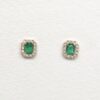 DR009 Yaya Studs con esmeraldas y diamantes oa14K (3) STUDS CON ESMERALDAS Y DIAMANTES