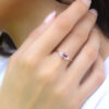 MG0375 - Azucena con espinela rosa (7) ANILLO CON ESPINELA ROSA