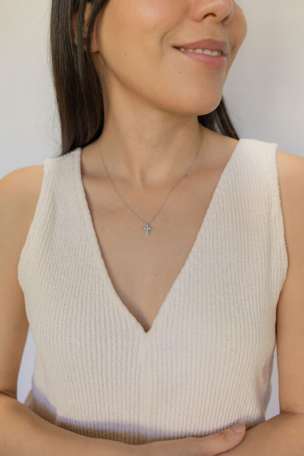 MG0874 - Fatima con diamantes ob(13) DIJE DE CRUZ CON DIAMANTES