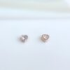 MG0882 - Julieta con diamantes 0.22cts corte corazón or(3) BABY STUDS CON DIAMANTES