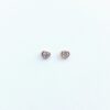 MG0882 - Julieta con diamantes 0.22cts corte corazón or(7) BABY STUDS CON DIAMANTES