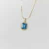 DIJE CON TOPACIO