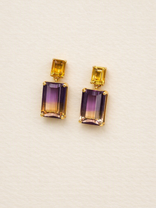 ARETES CON AMETRINAS