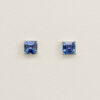 MG1104 Michelle con zafiros asscher ob14K (2) STUDS CON ZAFIROS