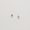 MG1130 Mía con perlas y diamantes oa14K (2) STUDS CON PERLAS Y DIAMANTES