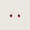 STUDS CON RUBÍES Y DIAMANTES