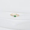 ANILLO CON TSAVORITA Y DIAMANTES