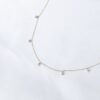 MG1137 Eva con diamantes rd bicolor ob y oa14K (1) COLLAR CON DIAMANTES