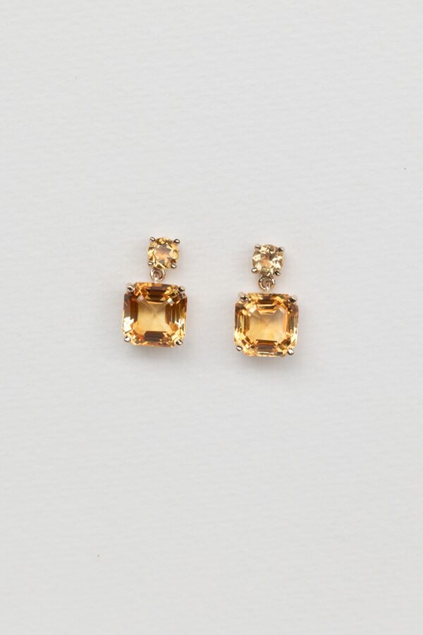 ARETES CON CITRINAS