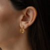 ARETES CON CITRINAS